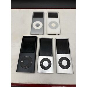 Lot of 5 Apple iPod Nano A1137 A1199 A1285 A1320 2GB 4GB 16GB For Parts Repair